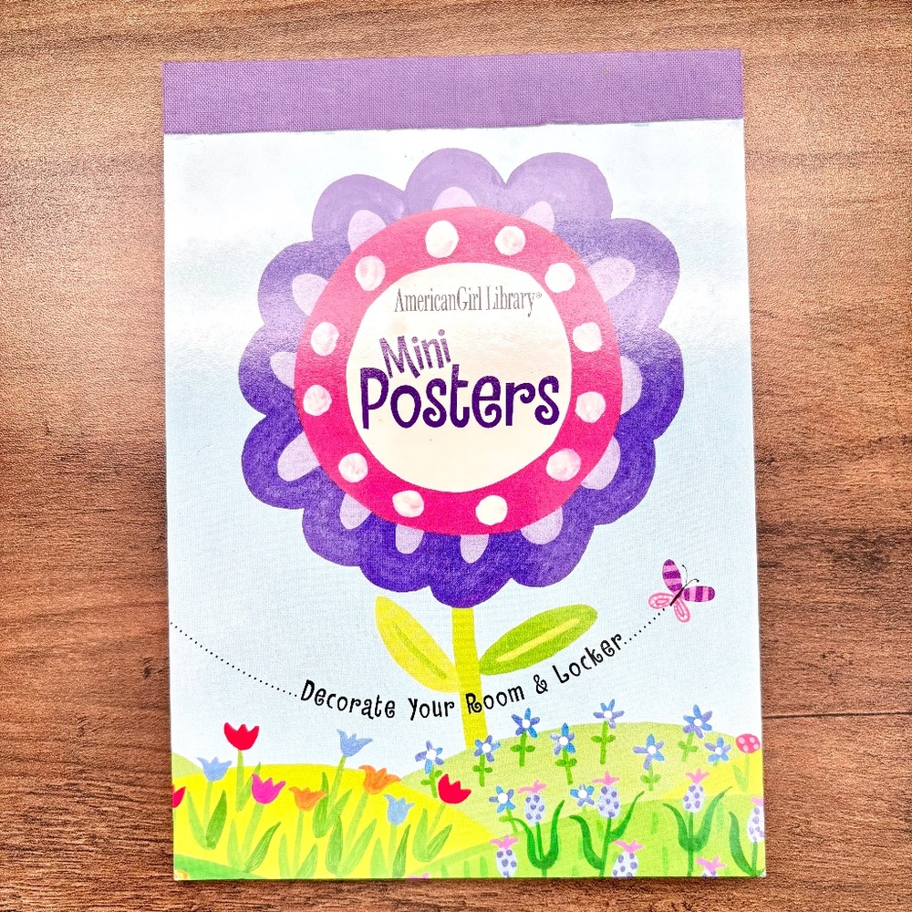 NEW Vintage AMERICAN GIRL Doll AG MINI POSTERS Room & Locker Poster Pack 18 pc